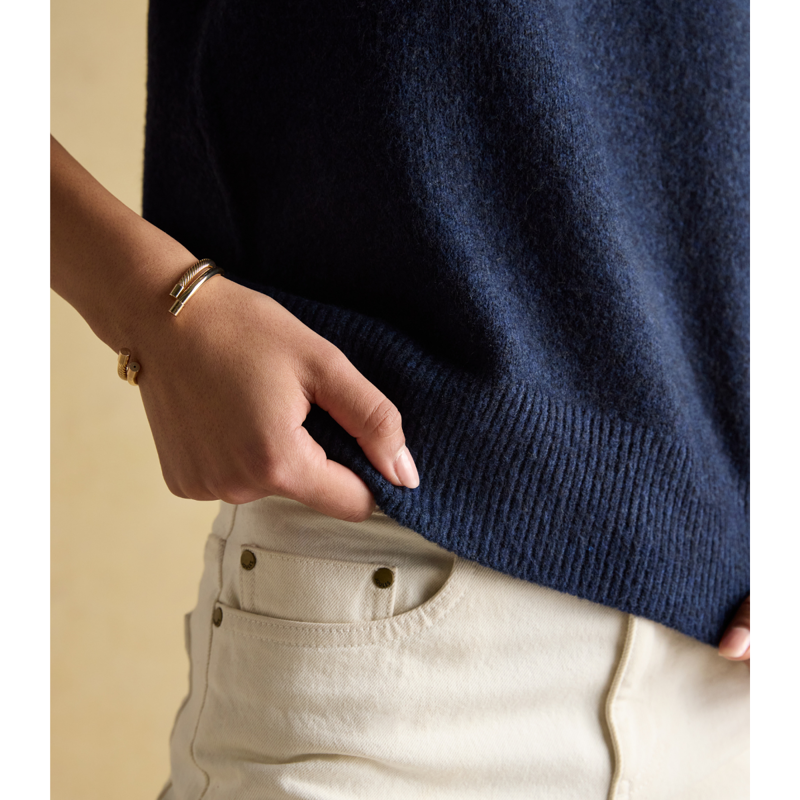 Joules Ladies Knitted Vest - Navy Blue-3