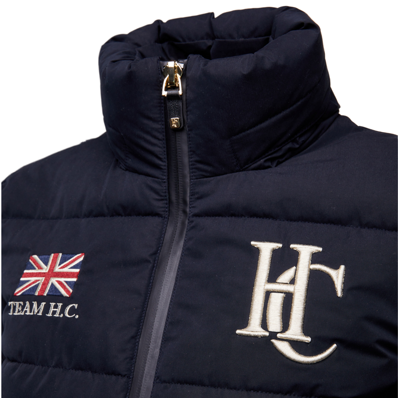 Holland Cooper Team Padded Jacket - Ink Navy-9