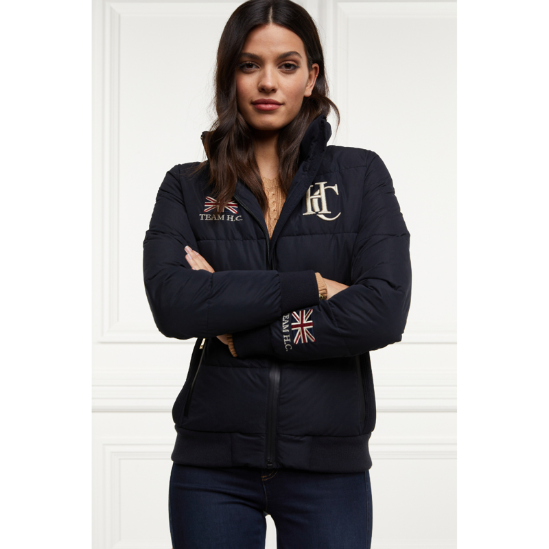 Holland Cooper Team Padded Jacket - Ink Navy-1