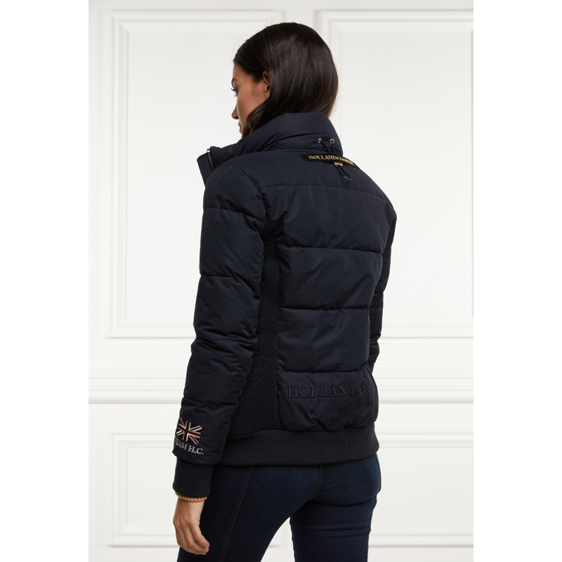 Holland Cooper Team Padded Jacket - Ink Navy-4