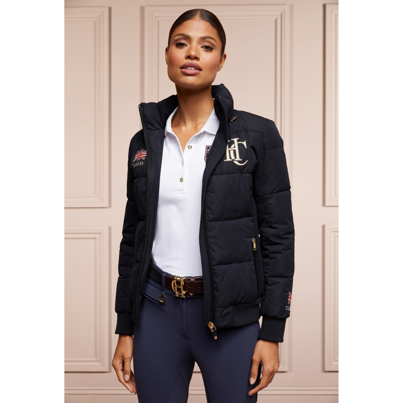 Holland Cooper Team Padded Jacket - Ink Navy-2