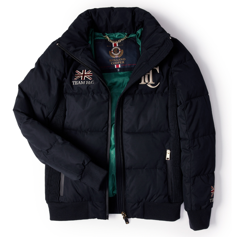 Holland Cooper Team Padded Jacket - Ink Navy-8