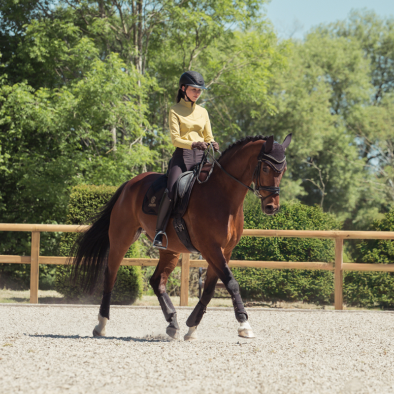 Eskadron Bicross Mattgloss Saddlecloth Heritage AW25 - Black Truffle-2