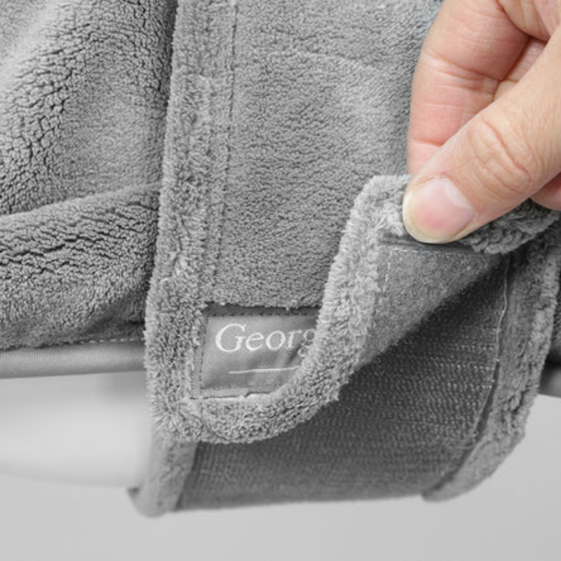 George Barclay Dog Drying Robe - Grey - XS-2