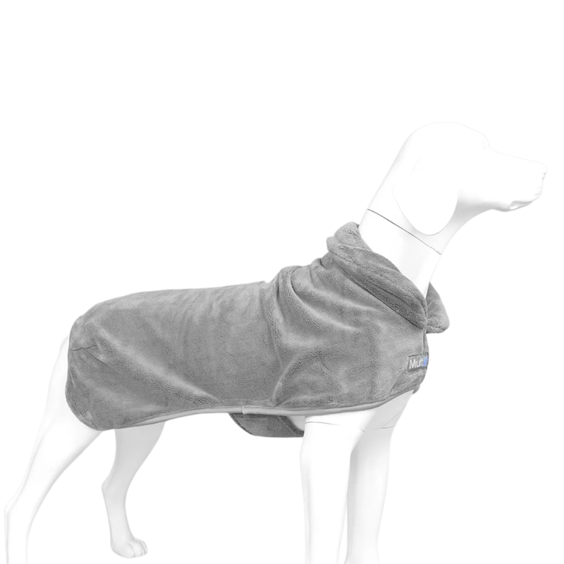George Barclay Dog Drying Robe - Grey - XS-1