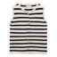Joules Ladies Holly Button Through Knitted Vest - Cream/Navy
