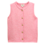 Joules Ladies Holly Button Through Knitted Vest - Pink