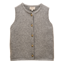 Joules Ladies Holly Button Through Knitted Vest - Grey