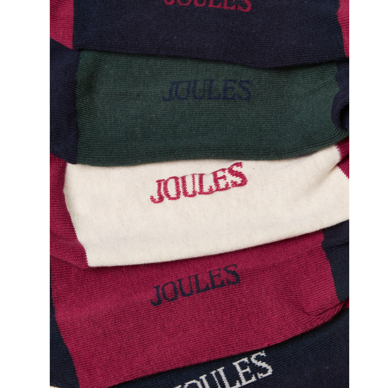 Joules Ladies Everyday Socks 5 Pack - Navy Heritage -2