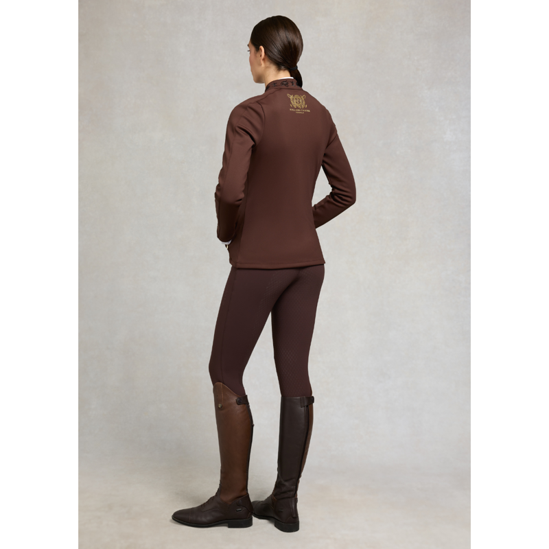 Holland Cooper Crystal Zip Jacket - Walnut-2