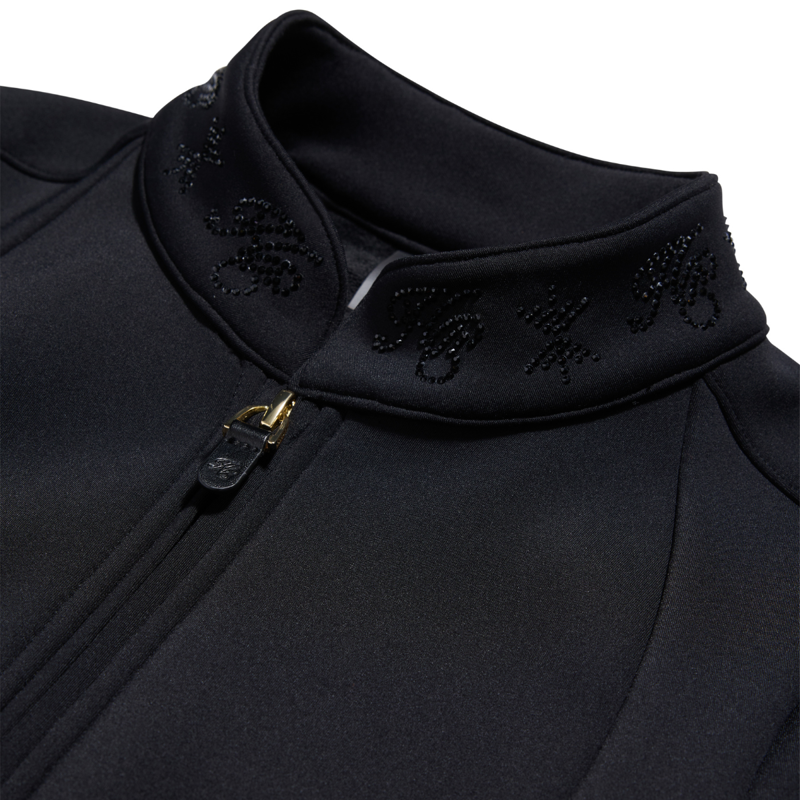 Holland Cooper Crystal Zip Jacket - Black-8