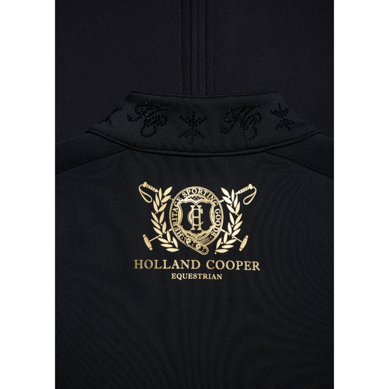 Holland Cooper Crystal Zip Jacket - Black-7