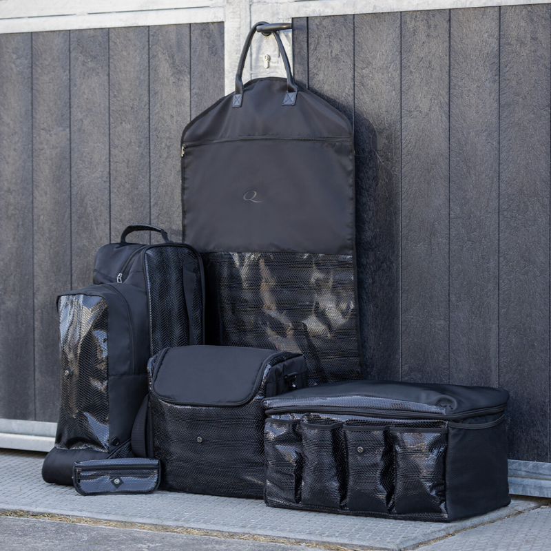 QHP Combi Boot and Helmet Bag Croco - Black-4