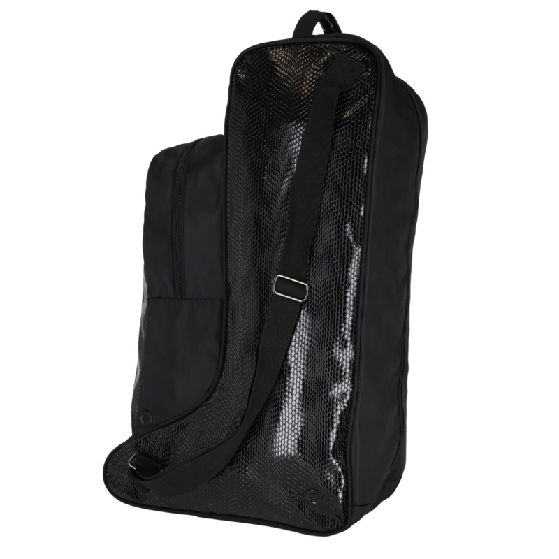 QHP Combi Boot and Helmet Bag Croco - Black-1