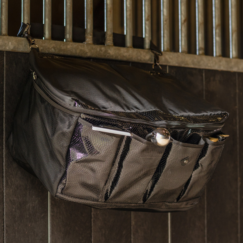 QHP Stable Storage Box Croco - Black-5