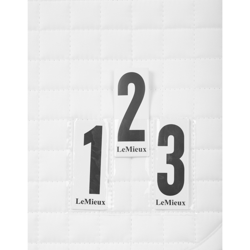LeMieux Cotton Dressage Competition Square - White-1
