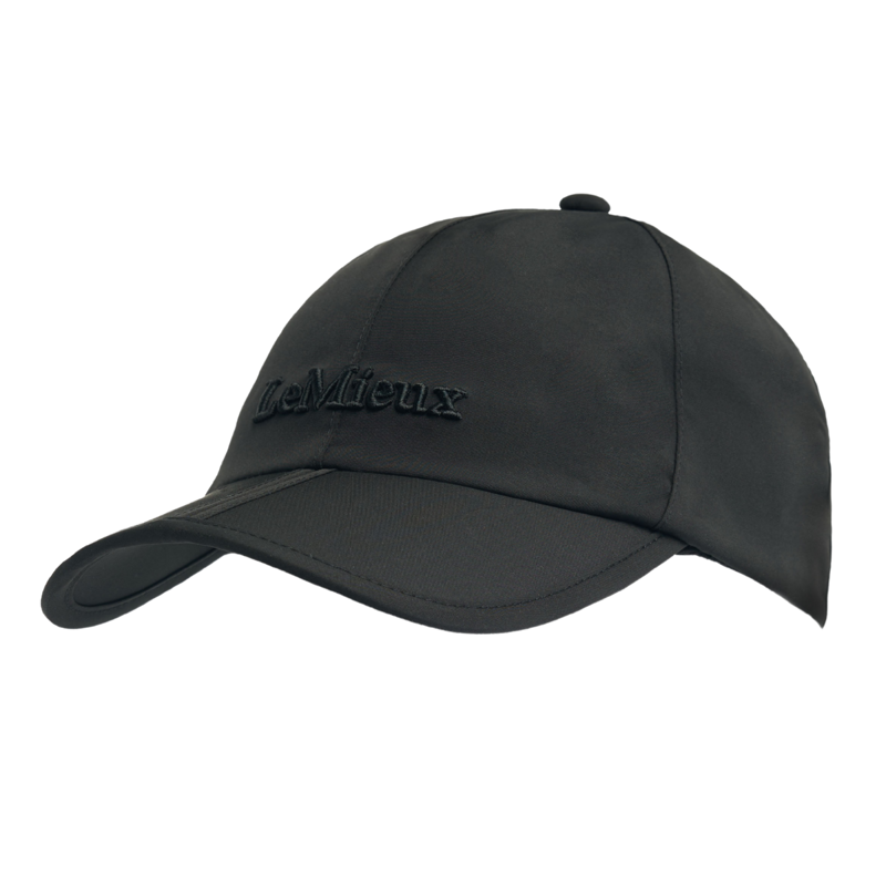 LeMieux x Sealskinz Waterproof Foldable Peak Cap - Black-1