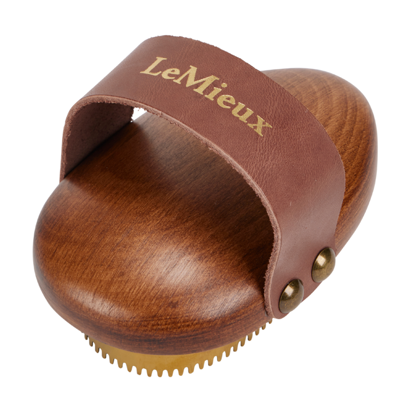 LeMieux Artisan Metal Curry Comb - Brown-1
