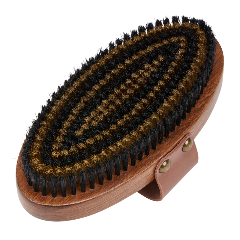 LeMieux Artisan Mixed Bristle Brush - Brown-1