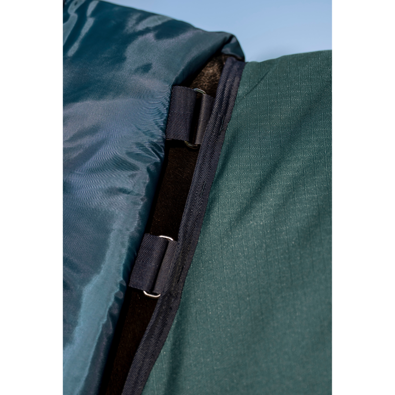Horseware Amigo Ripstop 900D Plus Pony 50g Turnout Rug - Dynasty Green/Navy Silver-4