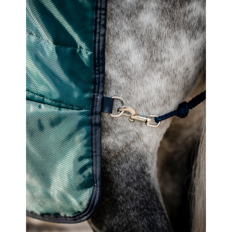 Horseware Amigo Ripstop Insulator 50g Stable Rug - Dynasty Green/Navy/Silver-3