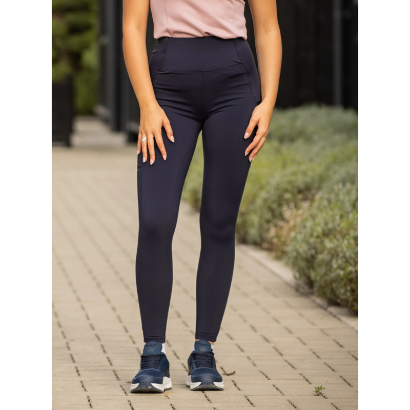 Woof Wear Original Knee Patch Riding Tights - Navy-2
