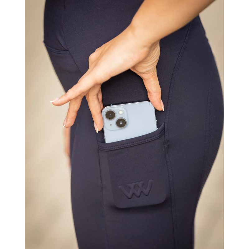 Woof Wear Original Knee Patch Riding Tights - Navy-1