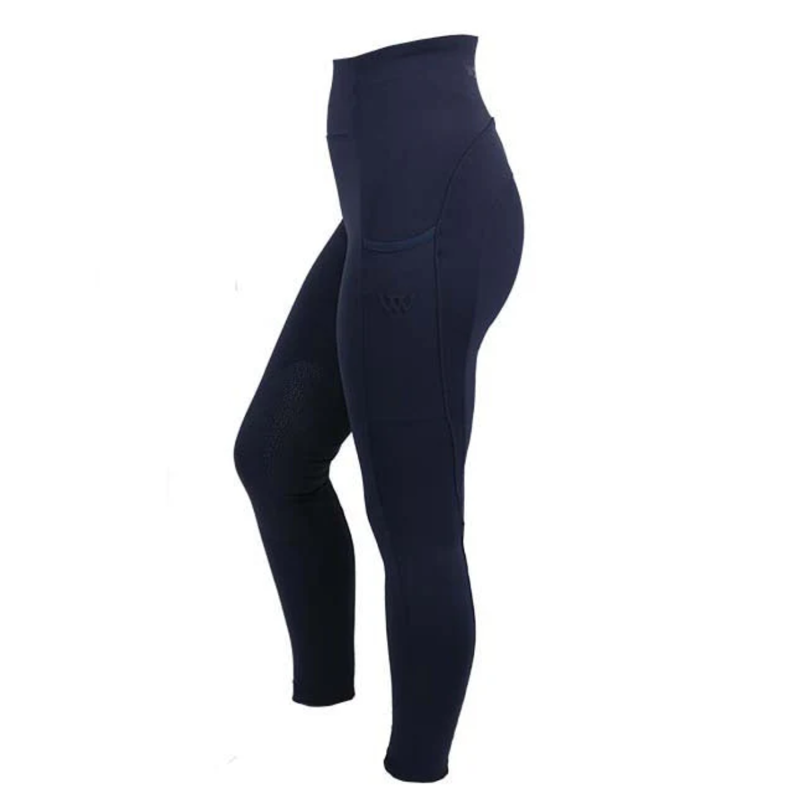 Woof Wear Original Knee Patch Riding Tights - Navy