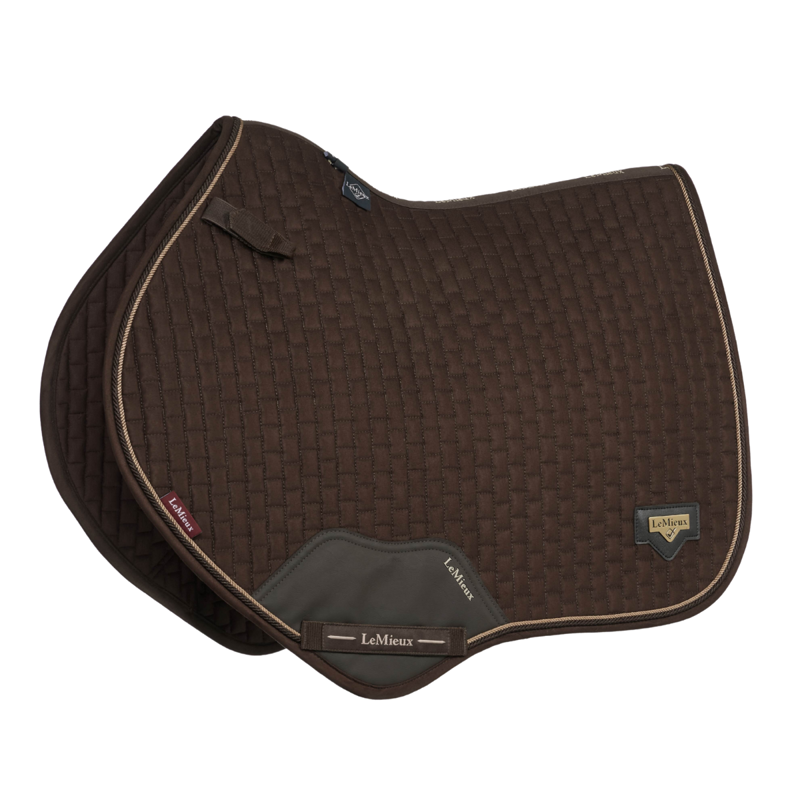LeMieux Puissance Suede Close Contact Square - Brown