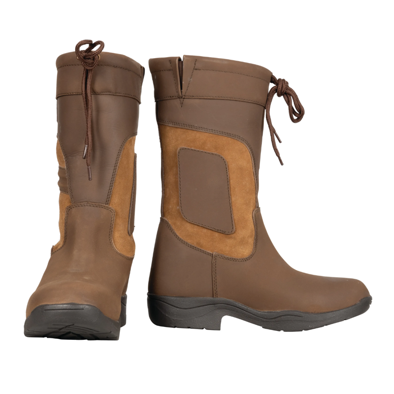 Hy Equestrian Hurdlow Short Country Boot - Brown-1