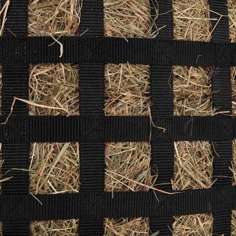 Shires FreeGraze Deluxe Web Hay Bag - Black-1