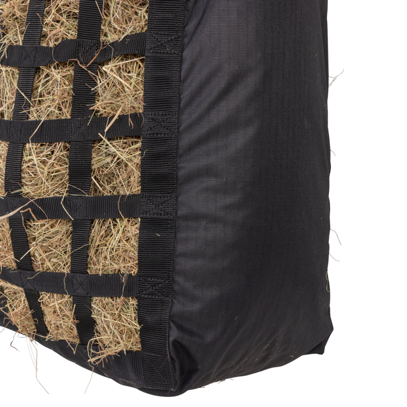 Shires FreeGraze Deluxe Web Front Hay Bag - Black-1