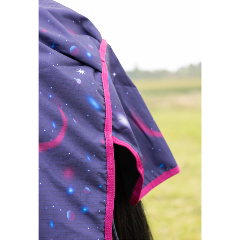 Hy StormX Original Out of this World 200 Combi Turnout Rug - Navy/Magenta-3