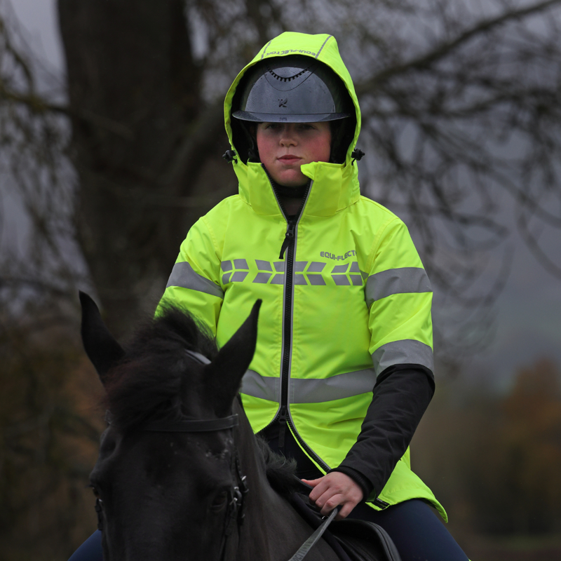 Shires EQUI-FLECTOR Jacket - Young Rider - Yellow-8