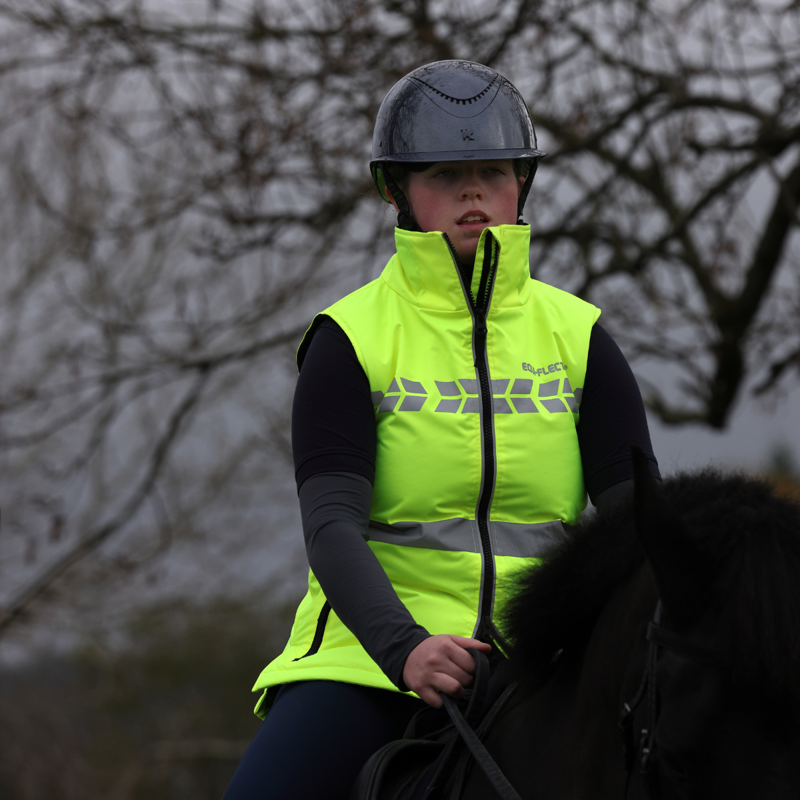 Shires EQUI-FLECTOR Gilet - Yellow-1