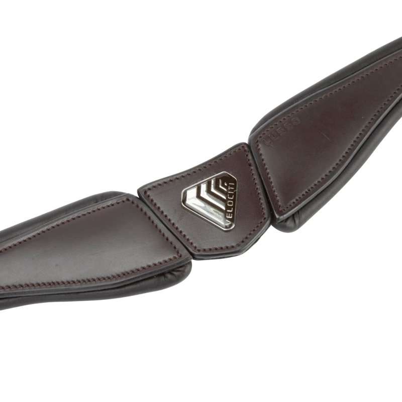 Shires Velociti Lusso Universal Headpiece - Havana-2
