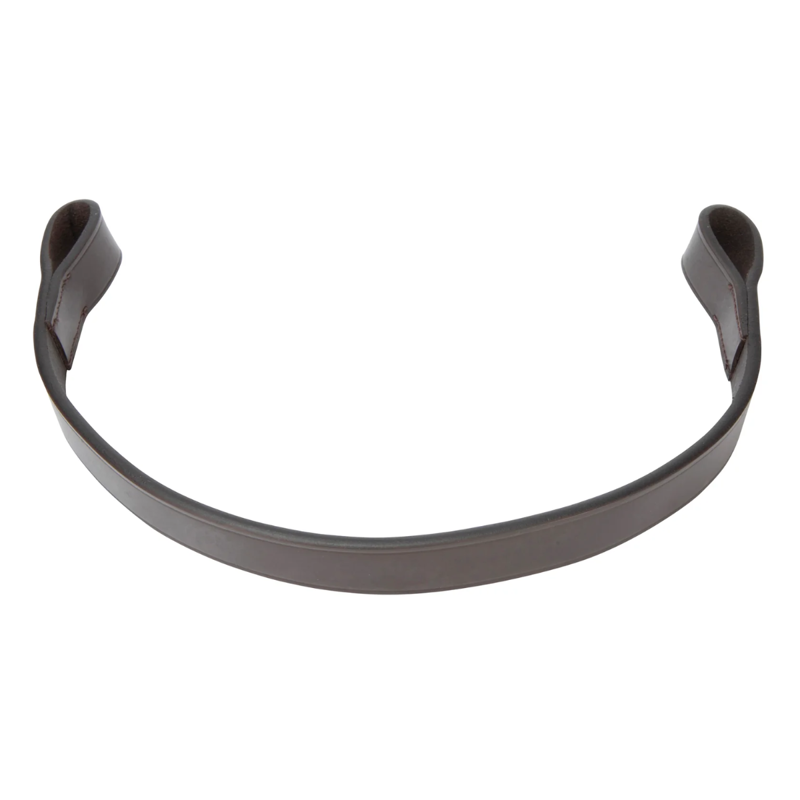 Shires Velociti Lusso Flat Browband - Havana