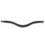 Shires Velociti Lusso Curved Browband - Black