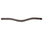 Shires Velociti Lusso Curved Browband - Havana