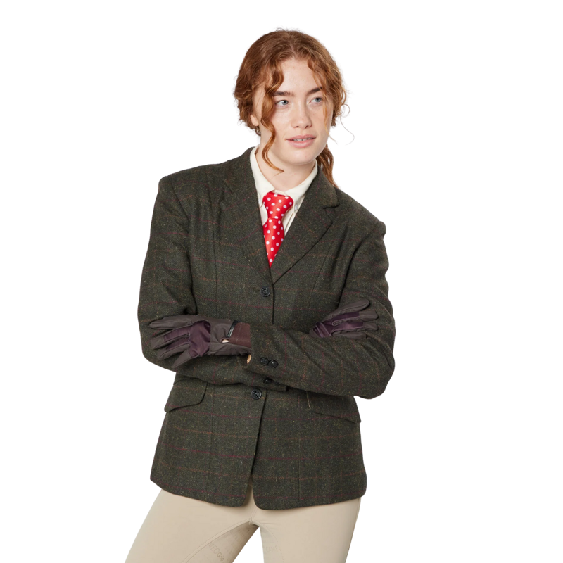 Cameo Ladies Tweed Jacket - Seaweed-1
