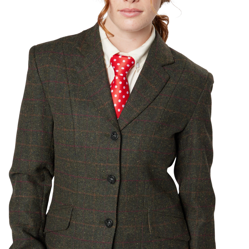 Cameo Ladies Tweed Jacket - Seaweed-3