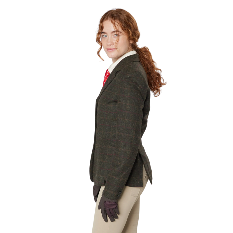 Cameo Ladies Tweed Jacket - Seaweed-2