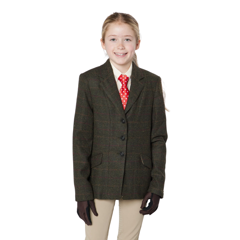 Cameo Junior Tweed Jacket - Seaweed-1
