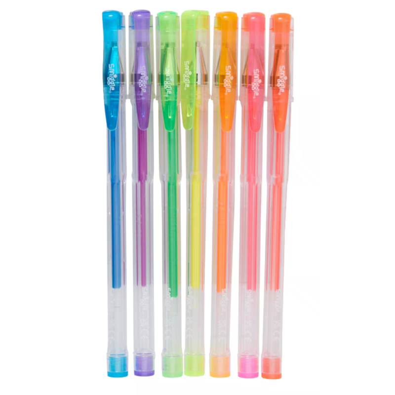 Smiggle Neon Scented Gel Pens Pack-1