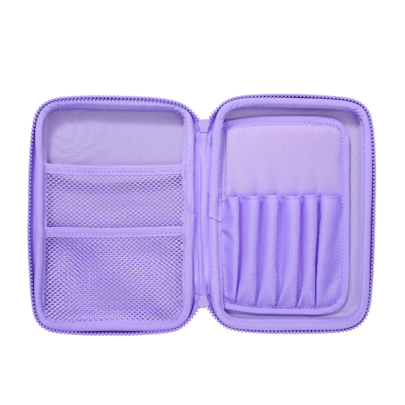 Smiggle Fun Fair Hardtop Pencil Case - Lilac-1