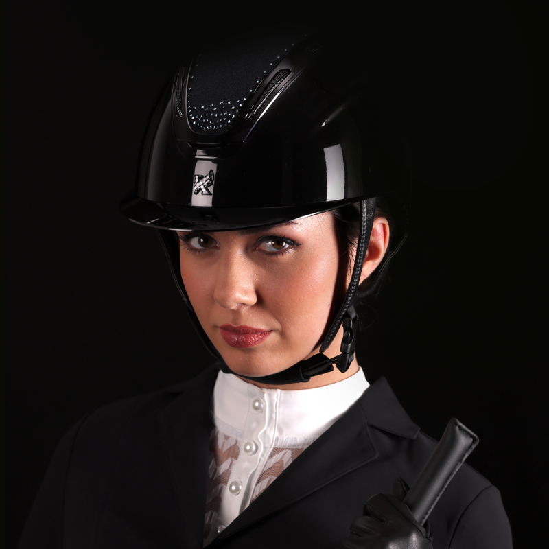 Karben Amity Sparkle Riding Hat - Black-5