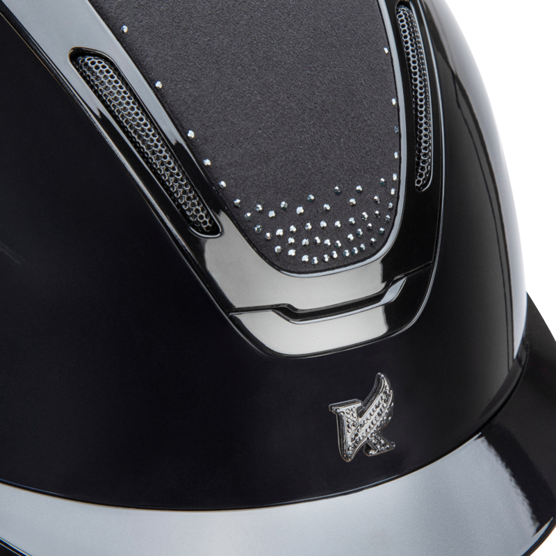Karben Amity Sparkle Riding Hat - Black-9