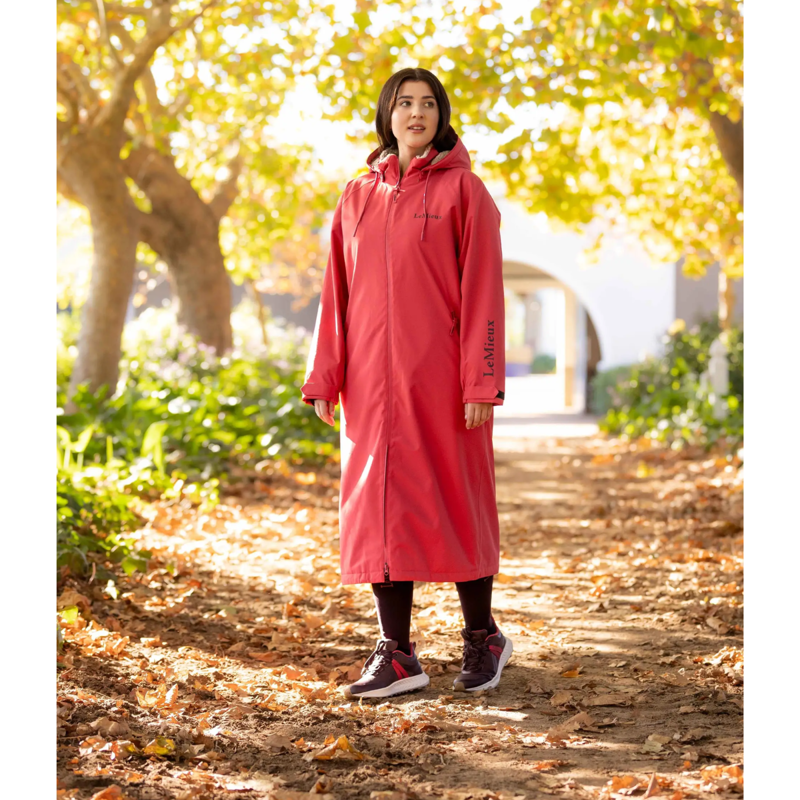 LeMieux HydroShield Robe - Cranberry-2
