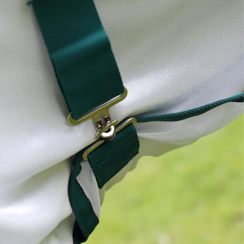 Shires Highlander Plus Fly Sheet Combo Rug - White-5