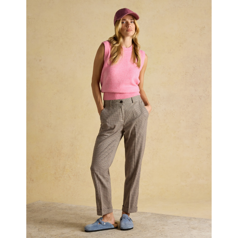 Joules Ladies Holly Knitted Crew Neck Vest - Pink-4